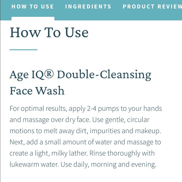 Neora Age IQ Double Cleansing face wash - Picture 2 of 7